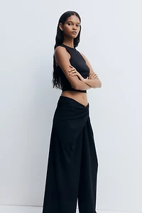 Twisted-Detail Pants