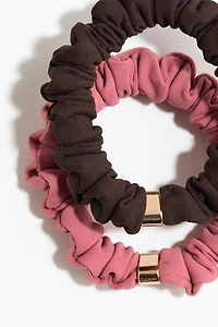 2-Pack Embellished Scrunchies
