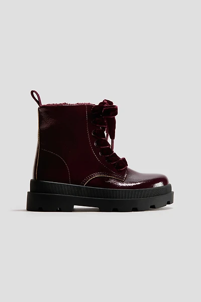 Chunky Lace-Up Boots
