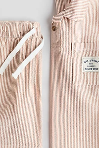 Ensemble 2 pièces en crépon de coton