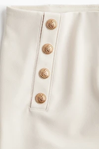 Button-front Pants