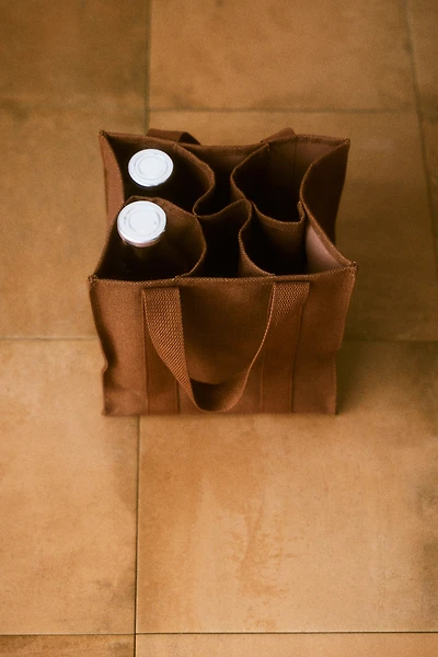 Jute-Blend Bottle Bag
