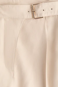 Pantalon droit avec ceinture