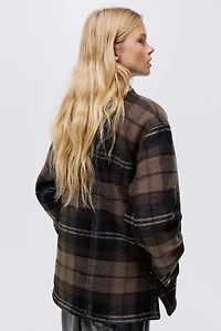 Veste-chemise doublée de polar