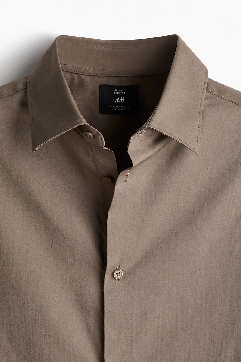 Chemise extensible près du corps