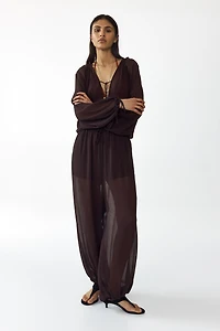 Oversized Balloon-Leg Jumpsuit