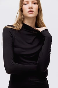 Mock Turtleneck Top