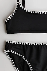 Bikini brodé