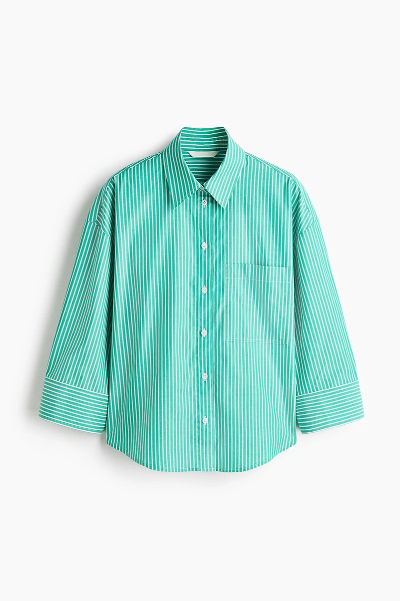 Short Poplin Shirt