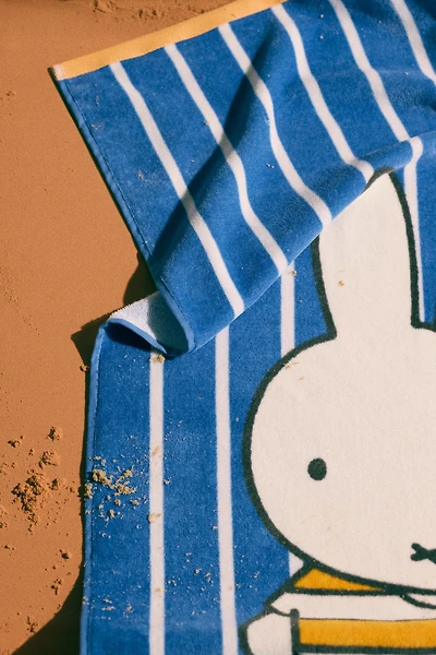 Terry Bath Towel with Printed Motif