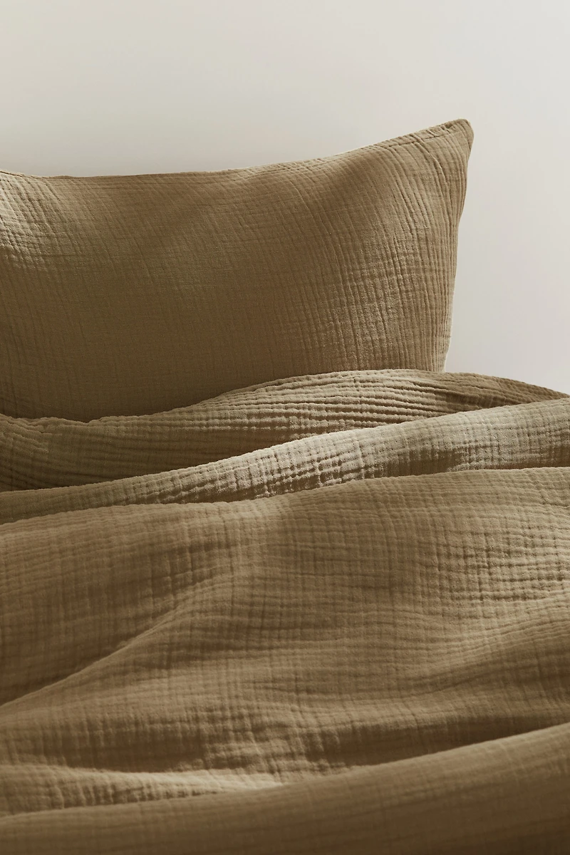 Muslin Twin Duvet Cover Set
