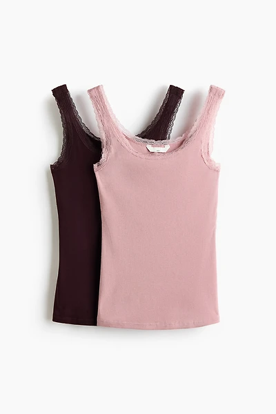 Lot de 2 camisoles d'allaitement MAMA