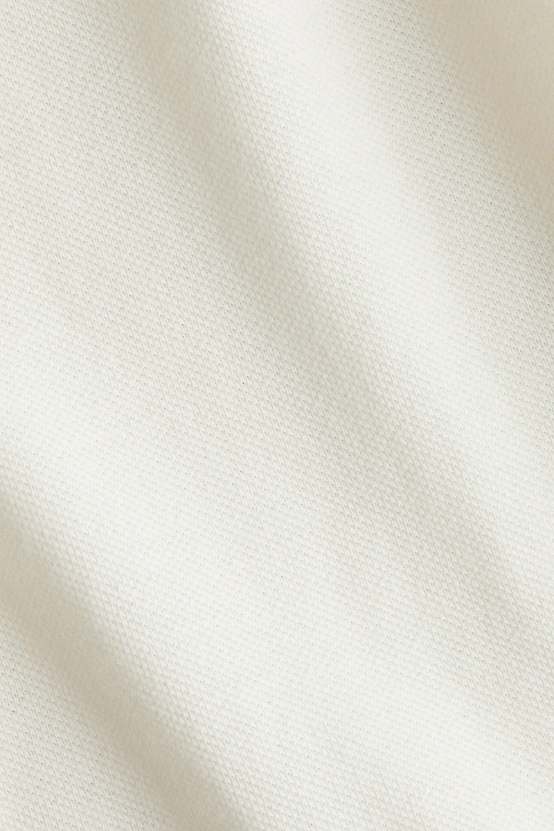 Polo à manches longues en coton