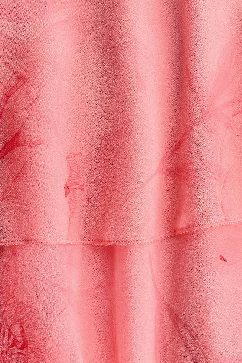 Asymmetric Chiffon Dress