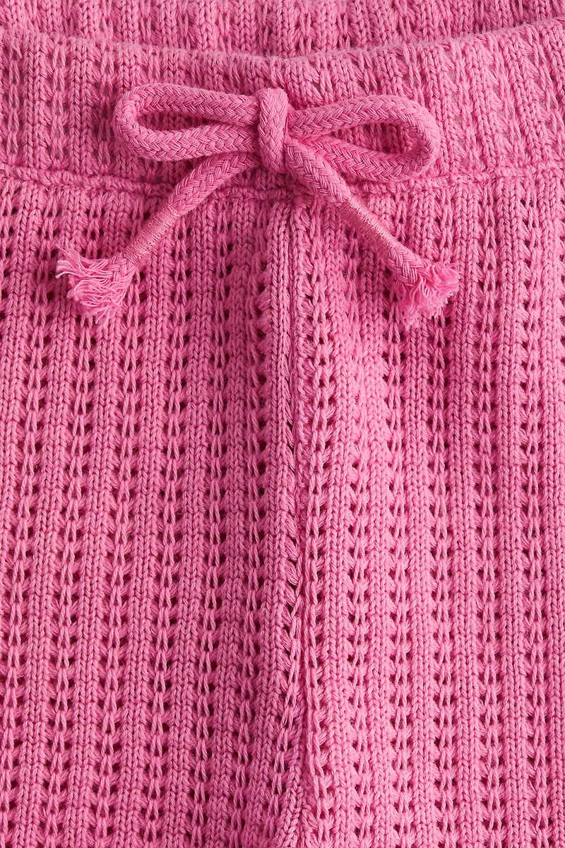Textured-Knit Shorts