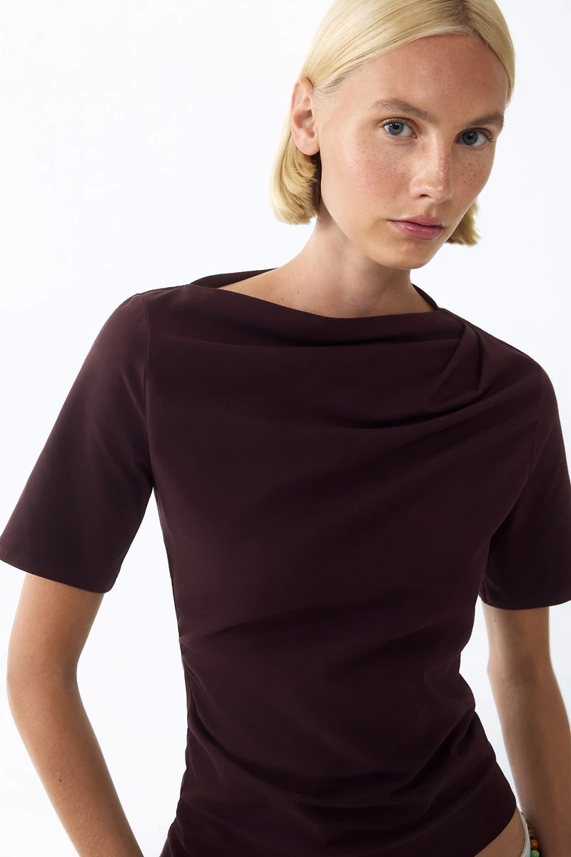 Draped Asymmetric Top
