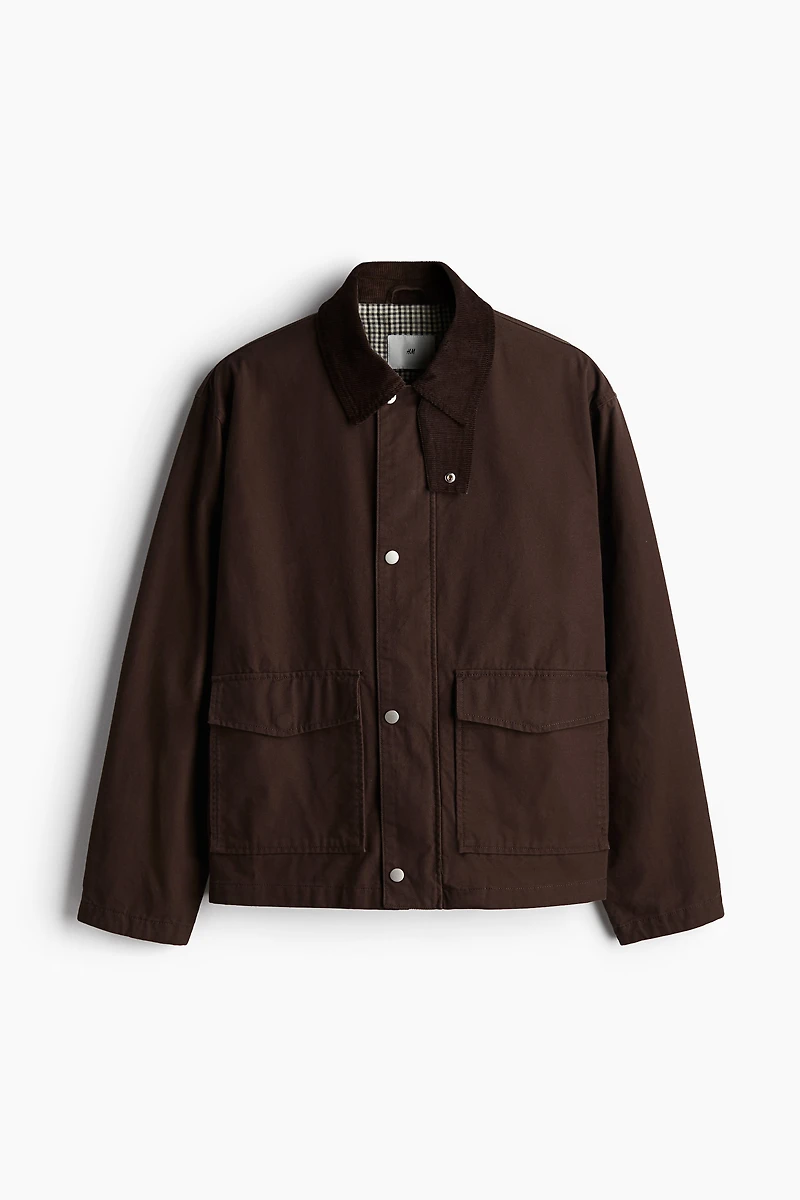 Regular Fit Canvas Jacket