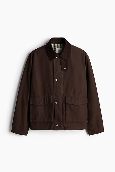 Regular Fit Canvas Jacket