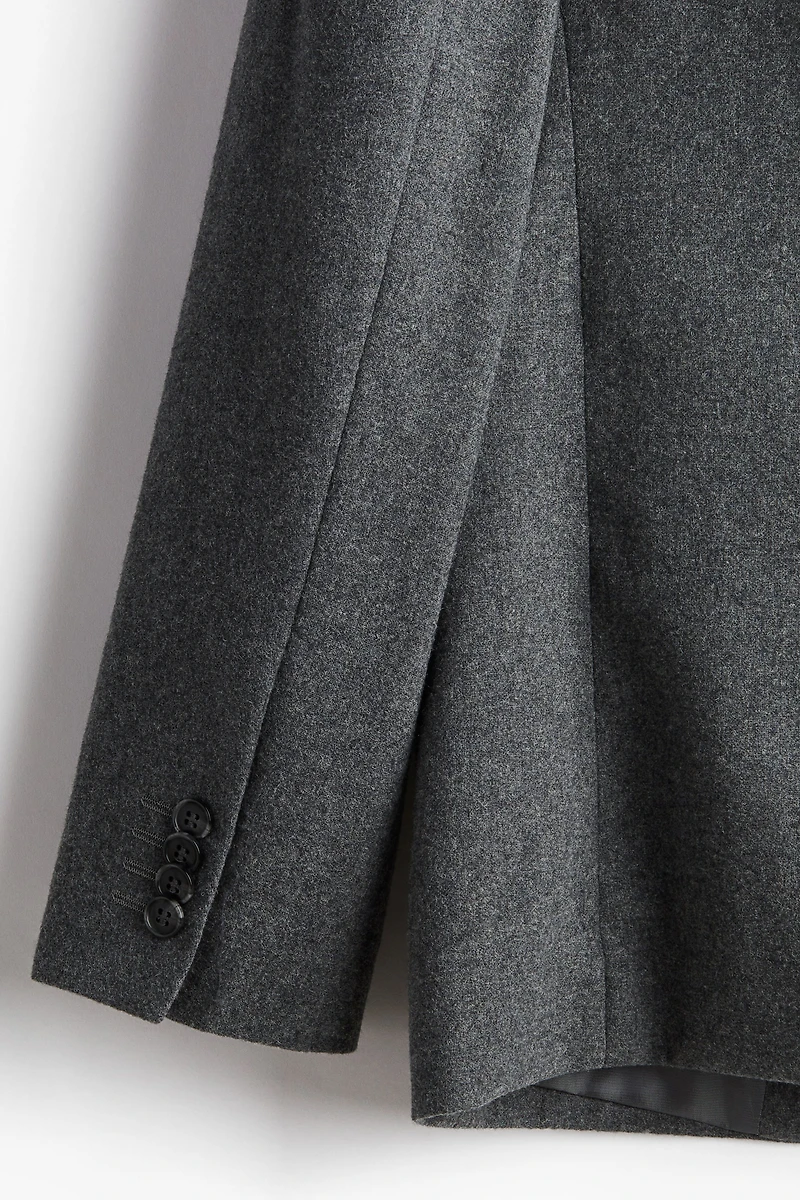 Regular Fit Wool-Blend Jacket