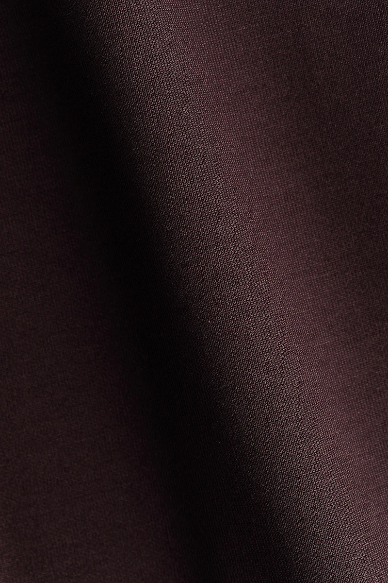 Boxy jersey top