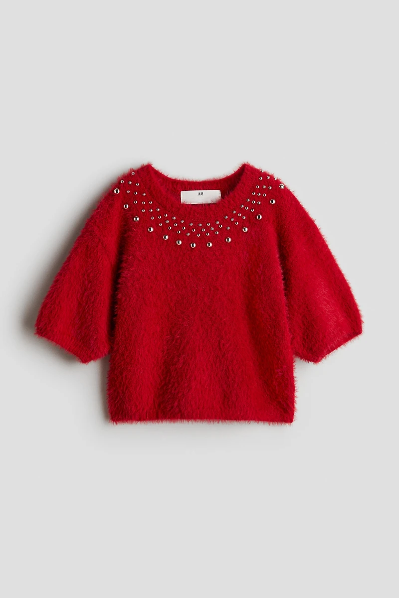 Short-Sleeved Sweater