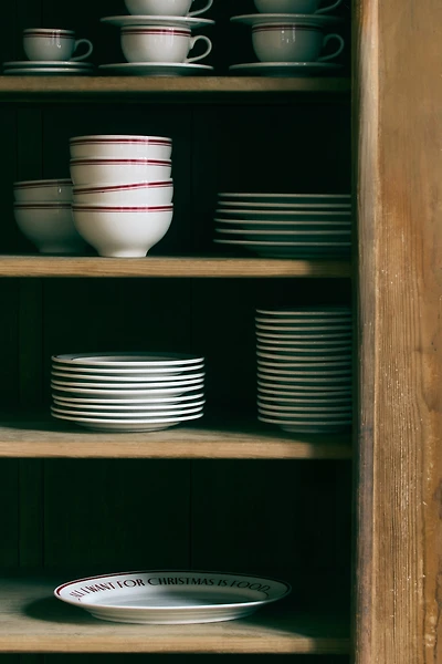 Assiette de service en porcelaine