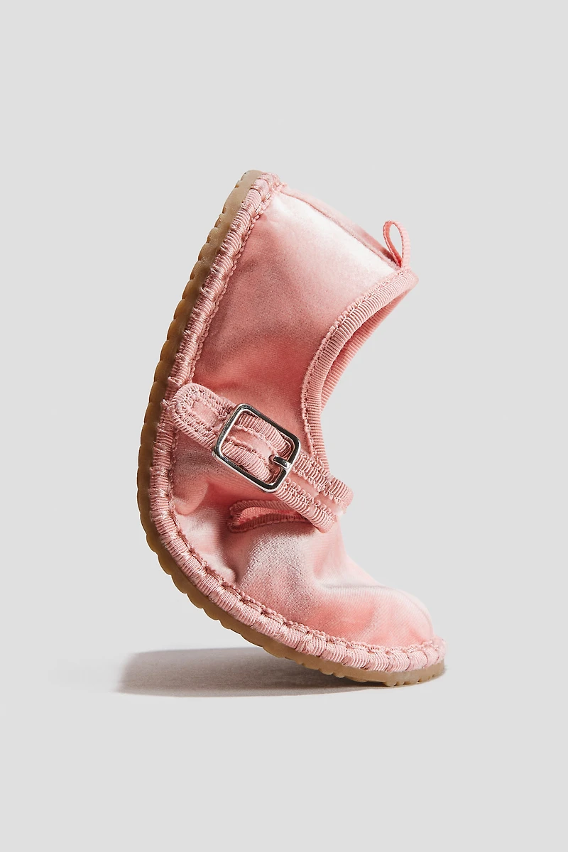 Velour Mary Janes