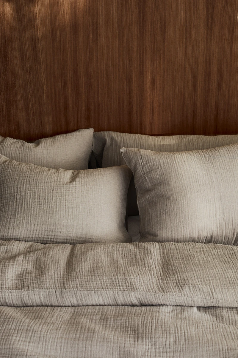 Muslin King/Queen Duvet Cover Set