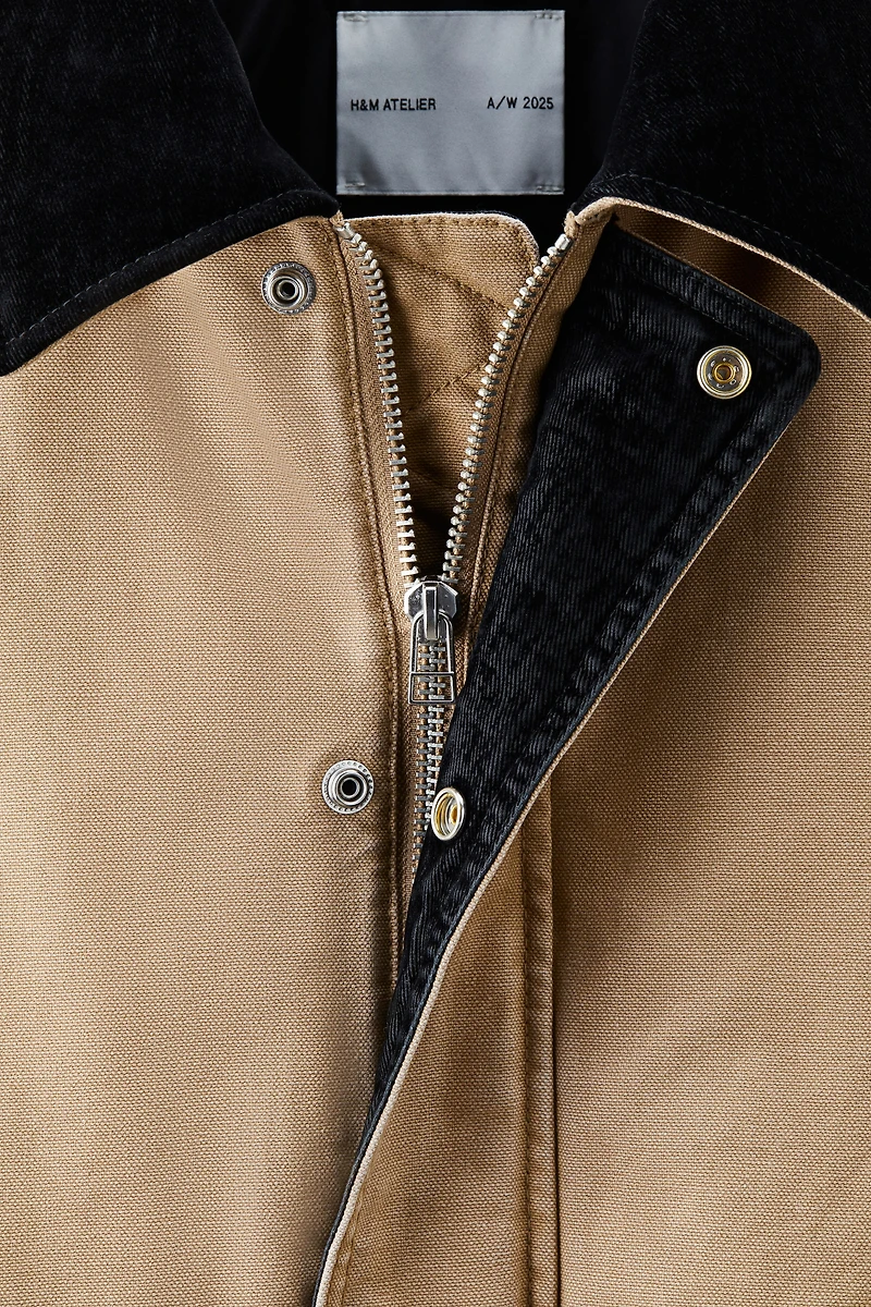 Short Canvas Workwear Jacket