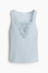 Lace-Detail Top