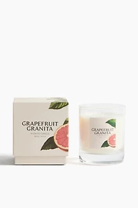 Bougie parfumée dans un pot en verre