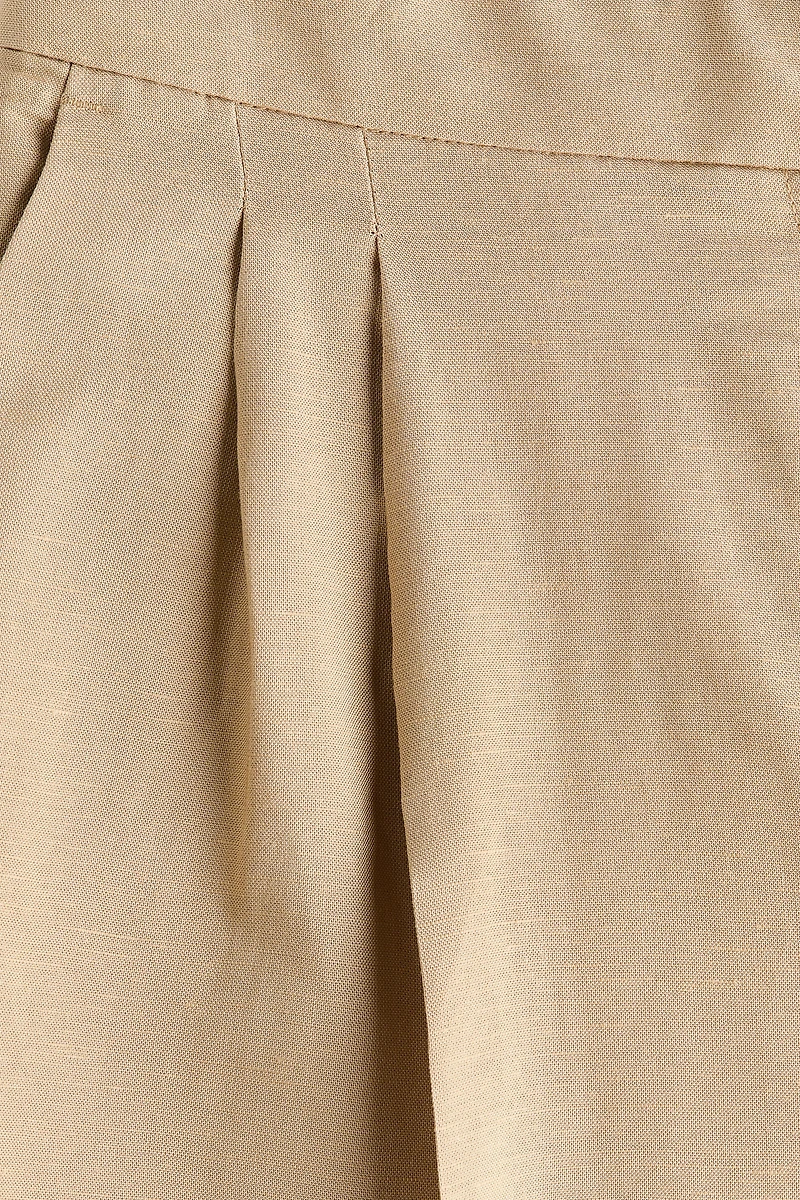 Linen-Blend Bermuda Shorts