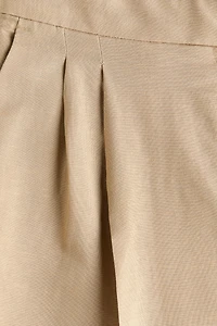 Linen-Blend Bermuda Shorts