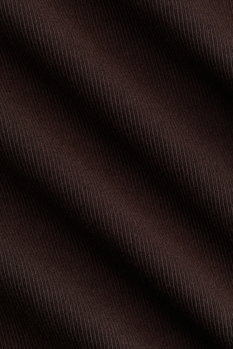 Haut côtelé avec dentelle