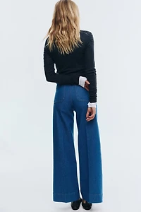 Wide High Jeans