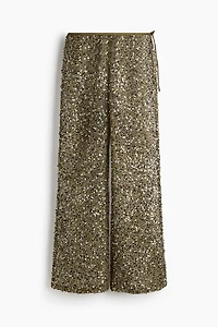Pantalon filet à sequins