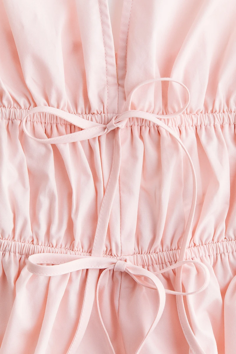 Peplum Halterneck Top