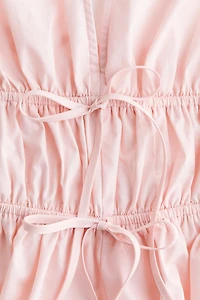 Peplum Halterneck Top