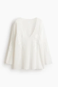 Robe de plage en filet coton