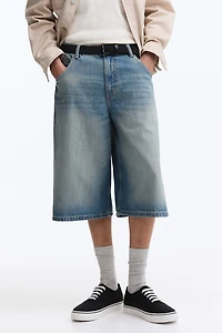 Short ample en denim