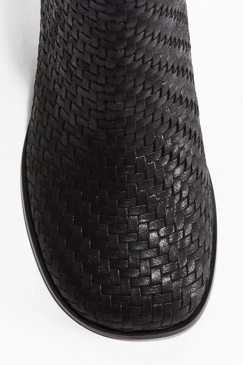 Braided Ankle Boots