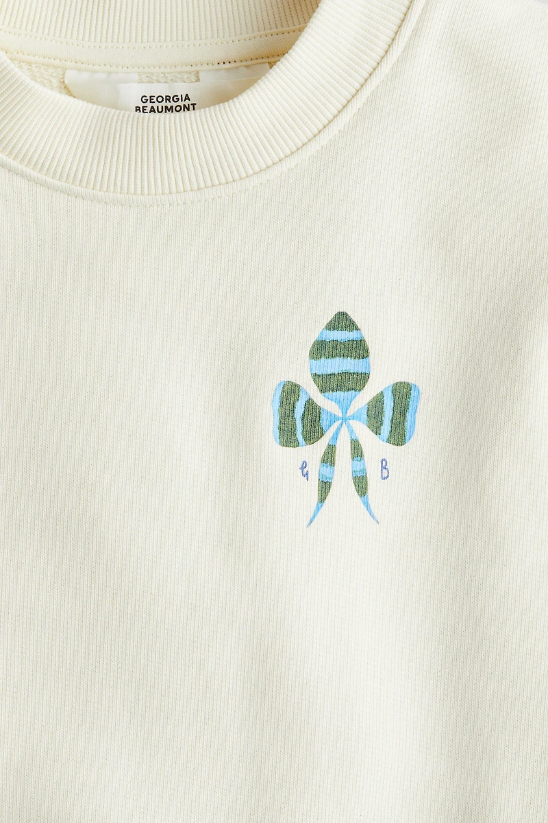 Printed Cotton Sweatshirt