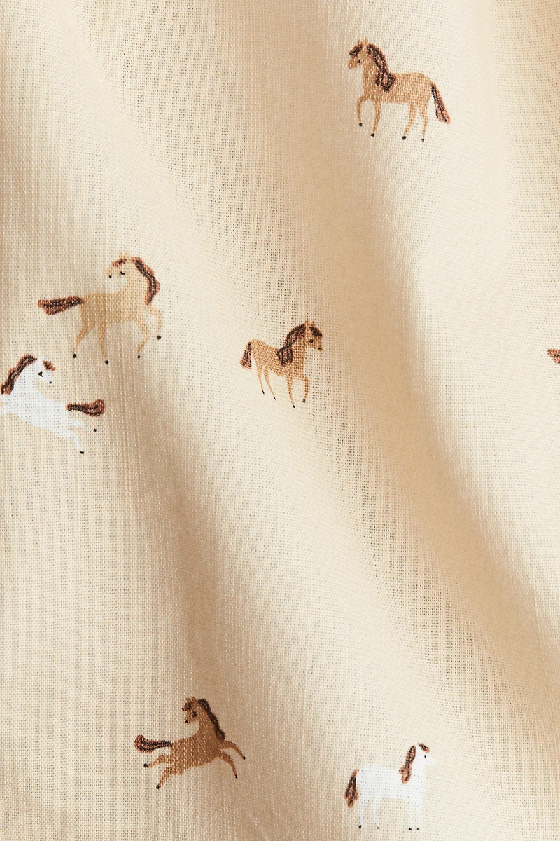 Printed Cotton Dress