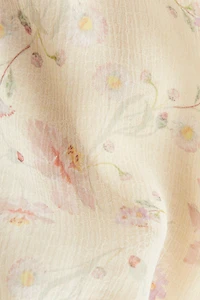 Robe à volant bretelles fines