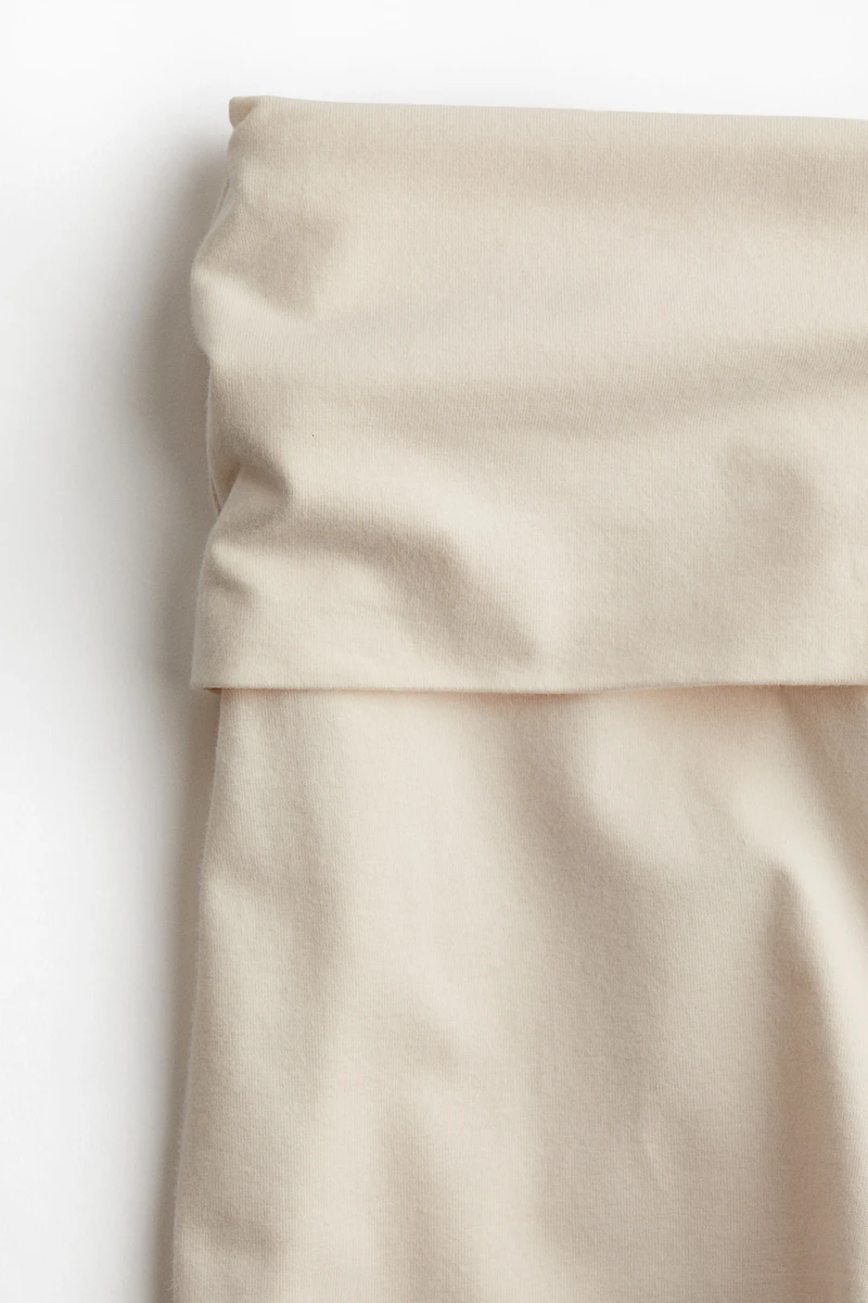 Foldover-Waist Jersey Pants