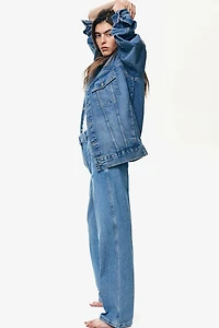Jean droit taille basse