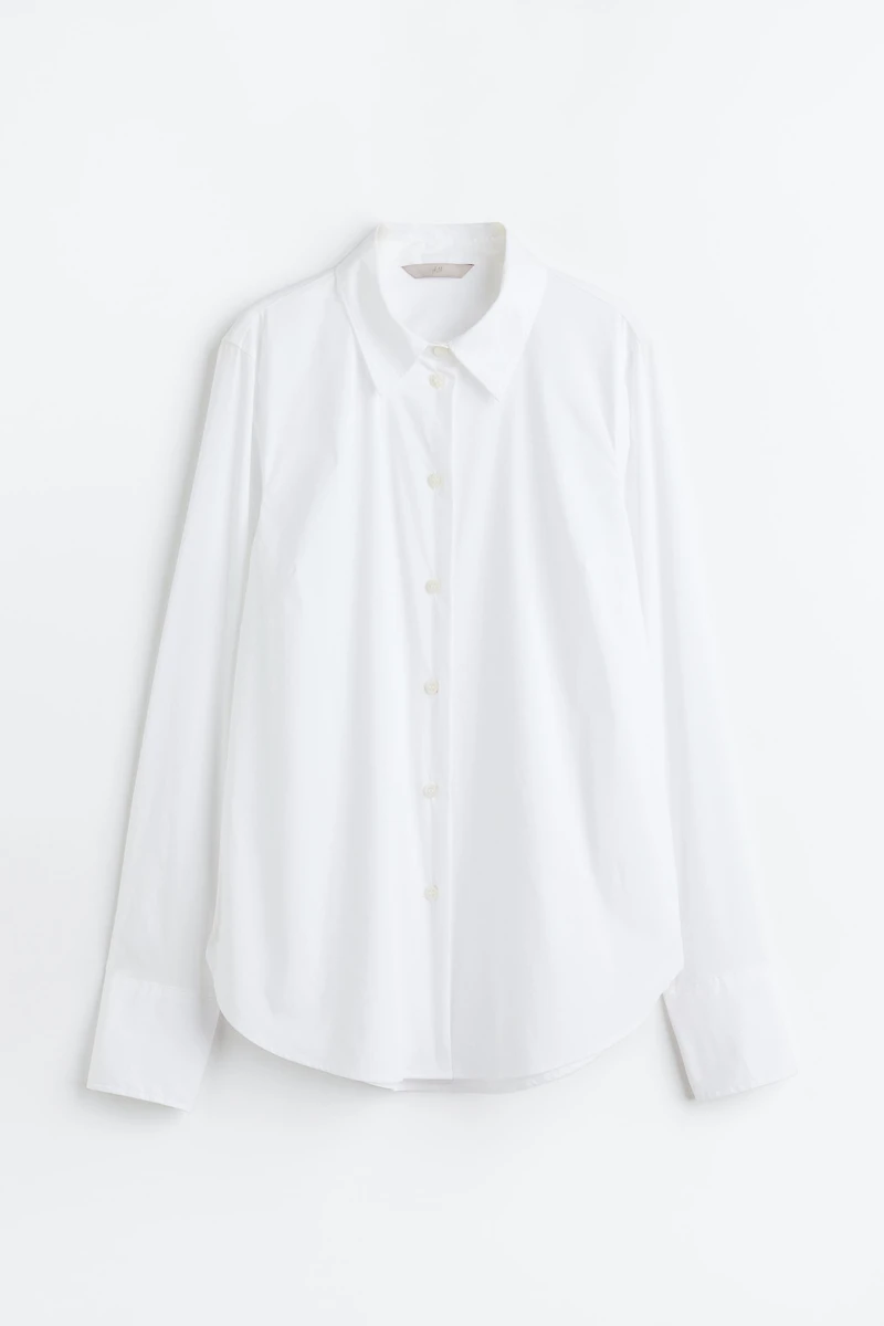 Chemise en coton mélangé
