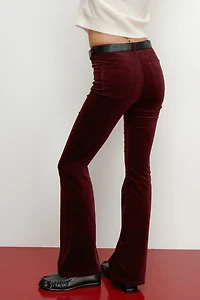 Flared Corduroy Pants