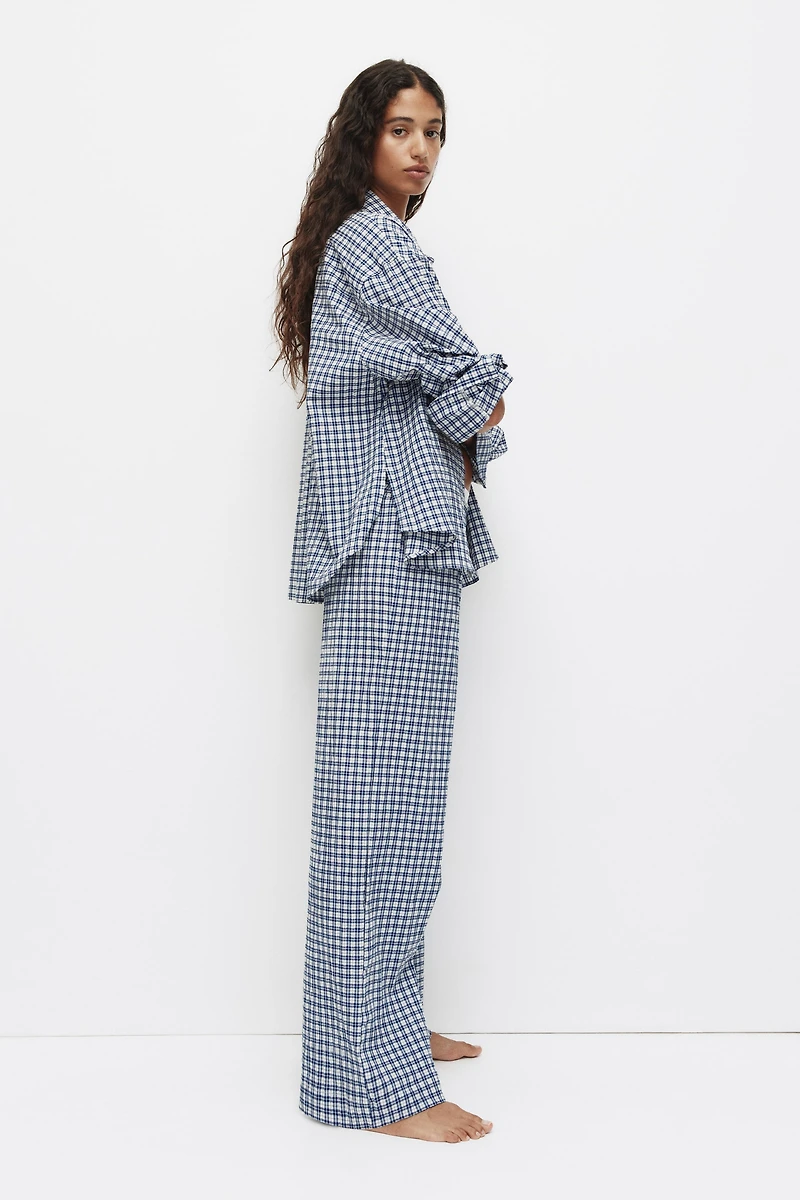 Pyjama en crépon de coton