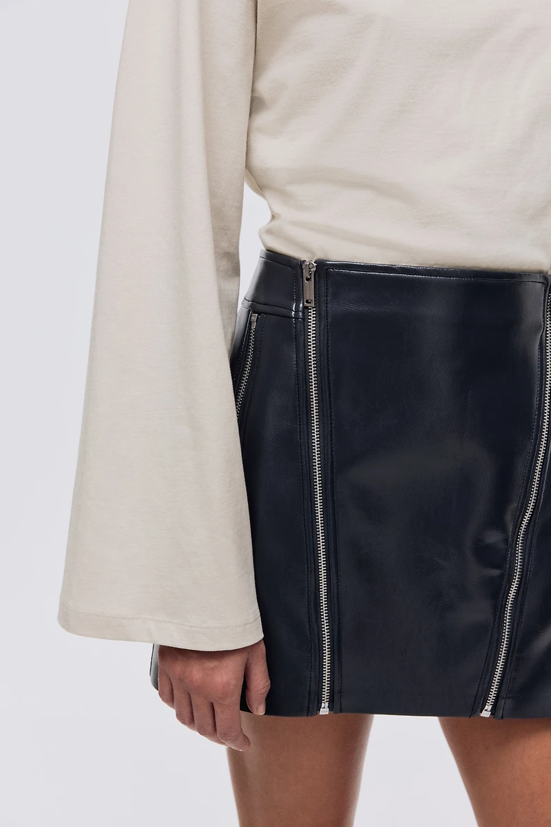 Haut à encolure bateau en coton